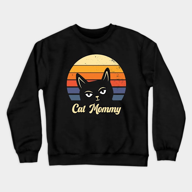 Cat Mommy Crewneck Sweatshirt by Waqasmehar